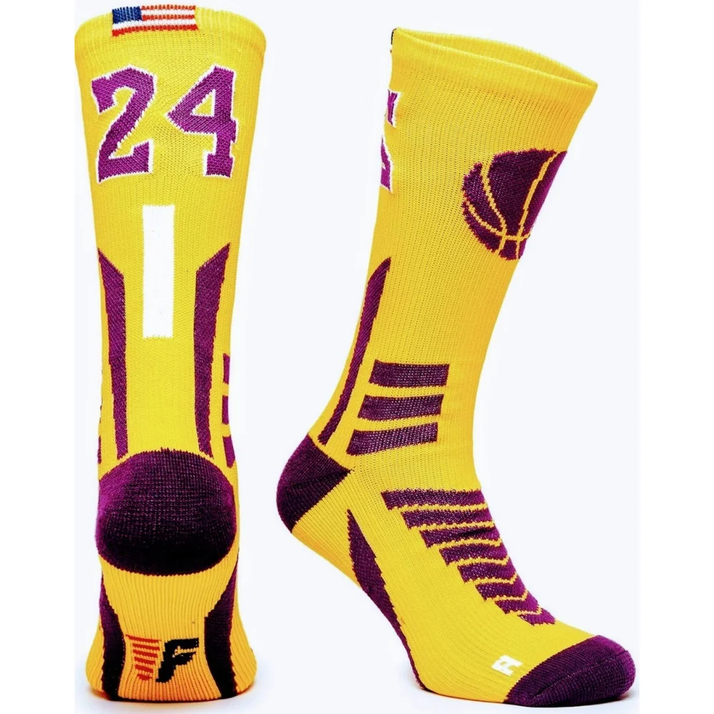 Elite Basketball Socks with Compression & Cushion for Adults and Youth 11-16